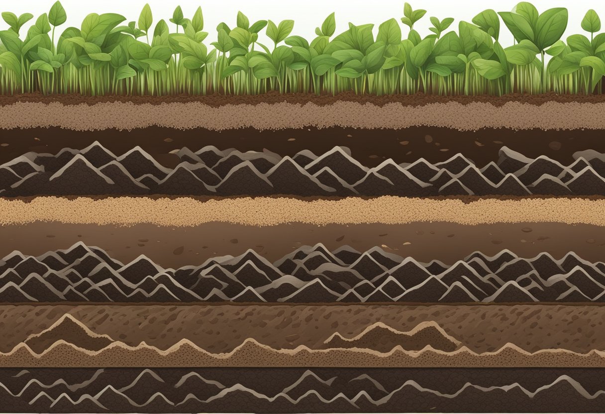 Mulch breaks down into soil. Microorganisms and fungi consume the organic matter, creating rich, dark soil