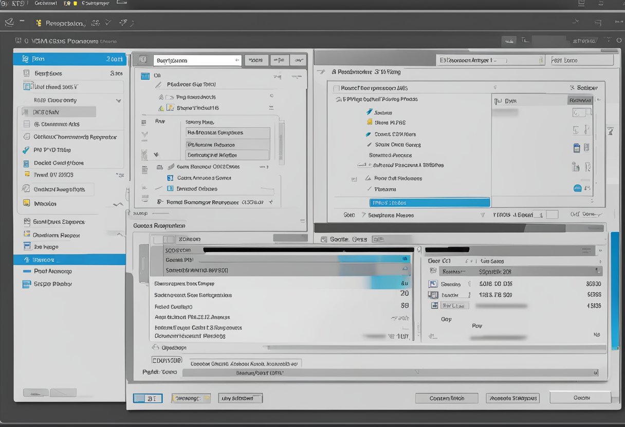 The HP laptop screen displays the BIOS access menu with options for optimizing performance