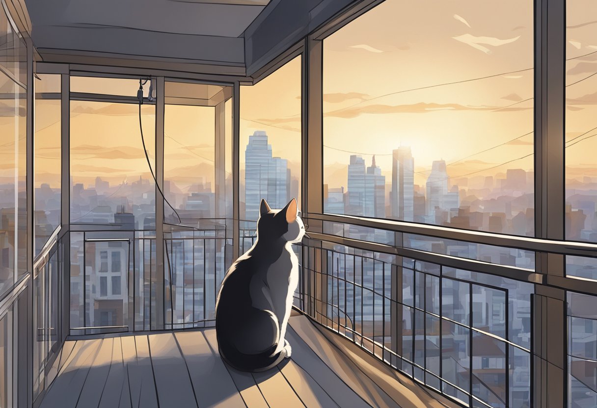 Cat Safety Net Dokpav Transparent - 13x10ft Nylon Pet Mesh For Balcony Window Anti-Fall Protection Transparent Balcony Net