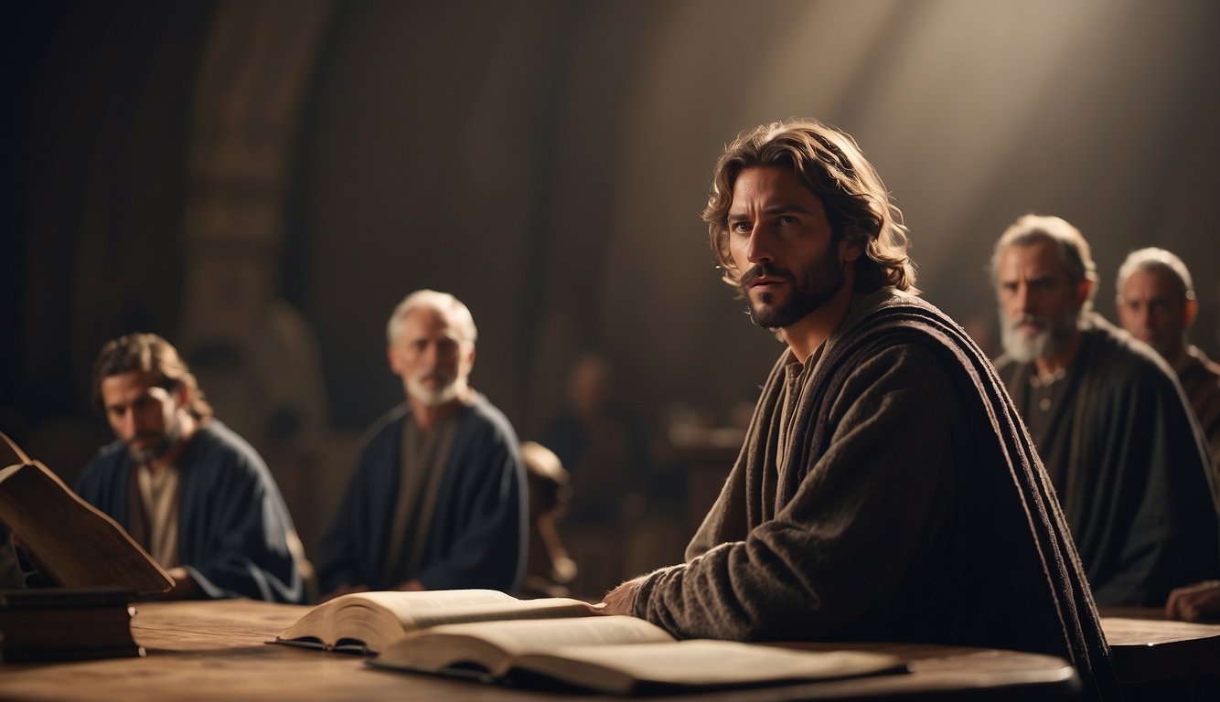 Characters facing trials in the Bible, such as Job or Daniel, show resilience and faith amidst adversity. Their stories depict struggle and perseverance