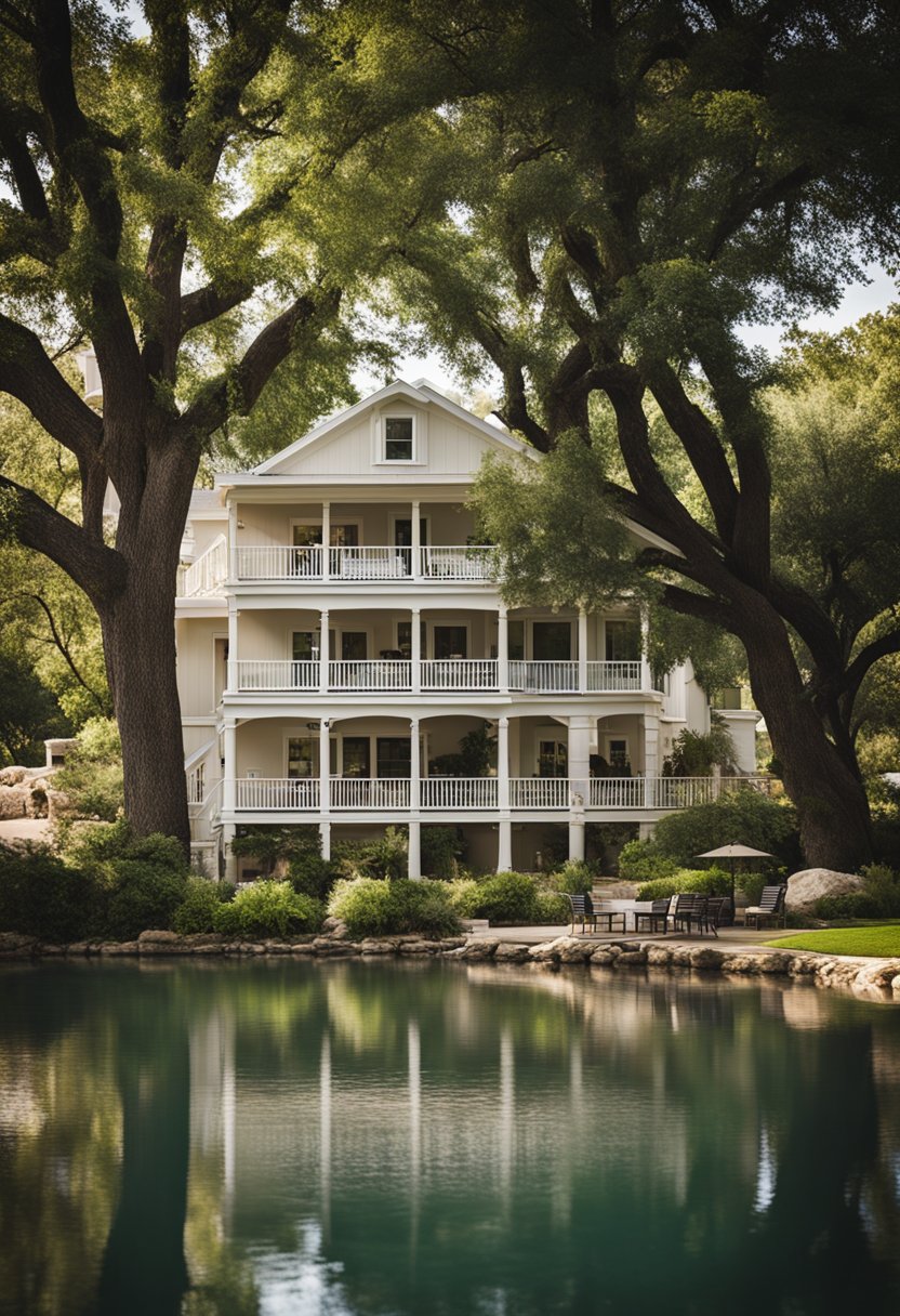 A cozy bed and breakfast nestled alongside the tranquil White Rock Creek, with charming hotels featuring jacuzzi suites in Waco