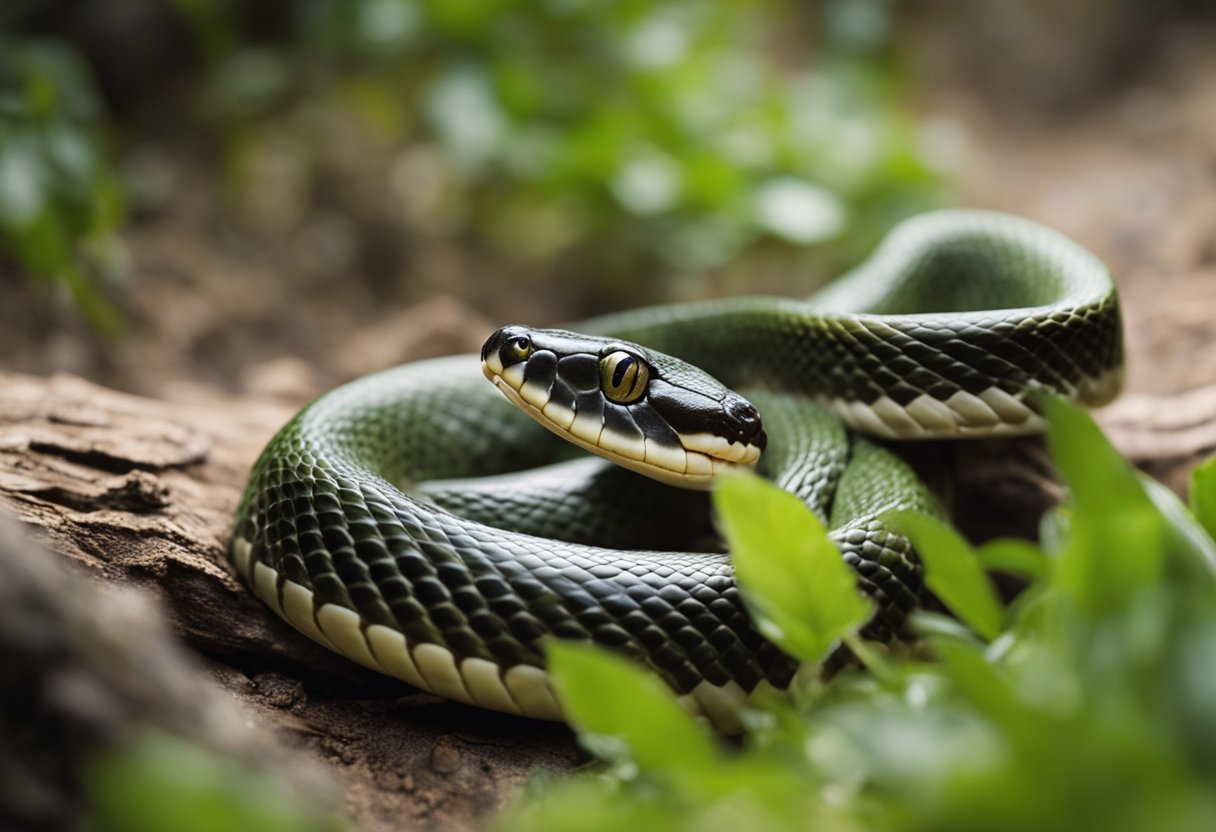 Snakes attack prey with their venomous fangs, injecting venom to incapacitate