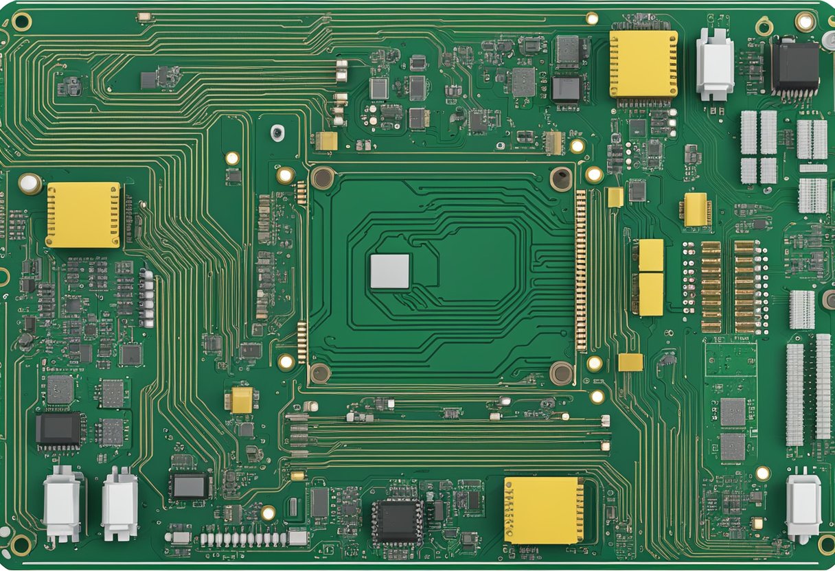 A fully assembled PCB board with components arranged neatly, ready for installation