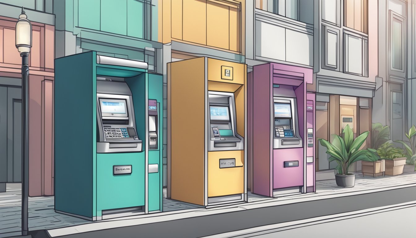 An ATM in Singapore provides a variety of banking services beyond cash transactions, such as bill payments and fund transfers