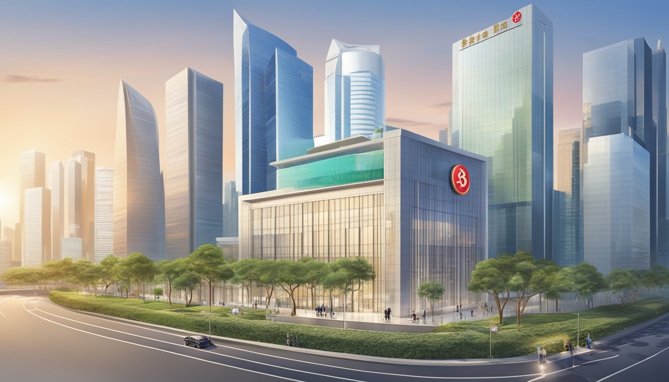 The Bank of China Internet Banking in Singapore, with its logo prominently displayed, features a sleek and modern interface with easy-to-use navigation