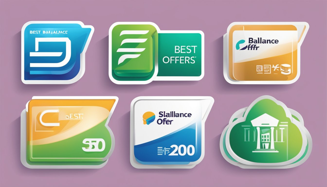 A group of leading banks' logos displayed with "Best Balance Transfer Offers" in Singapore