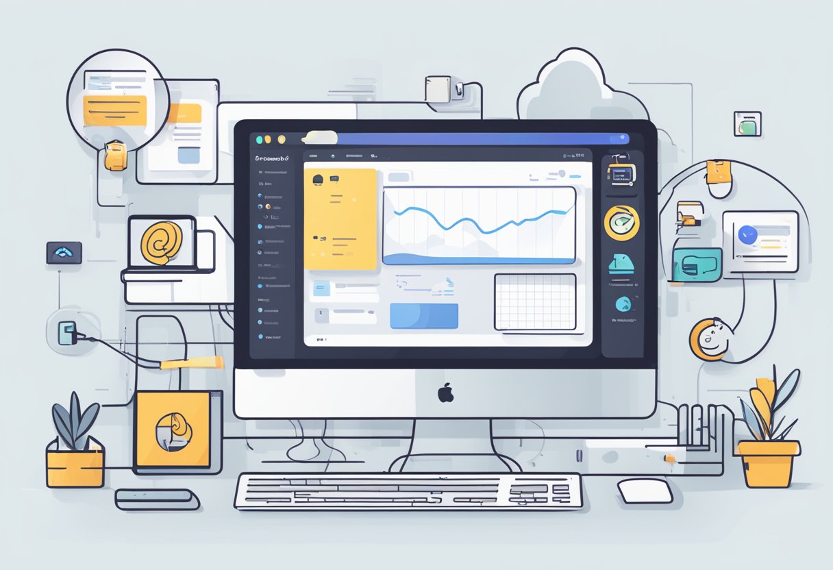A computer screen displaying the BetterDiscord interface with various plugins and options. The user's cursor hovers over the "Getting Started" tab, ready to explore the features