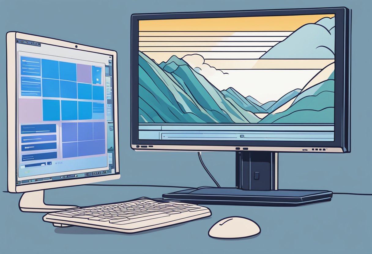 A computer with Windows 11 installed, showing an error message after enabling Hyper-V