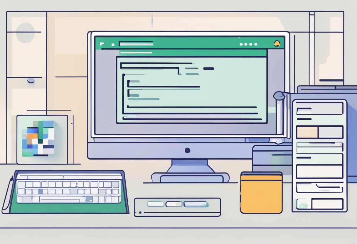 A computer screen displaying a system check for Windows 11 requirements, with a progress bar and a list of hardware specifications