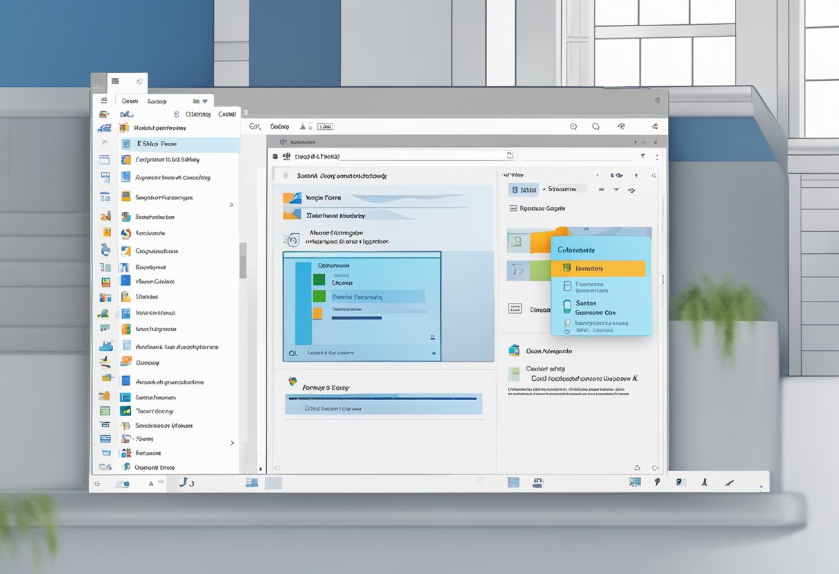 A computer screen displaying the Quick Access feature in Windows 11, with an option to clear the history highlighted