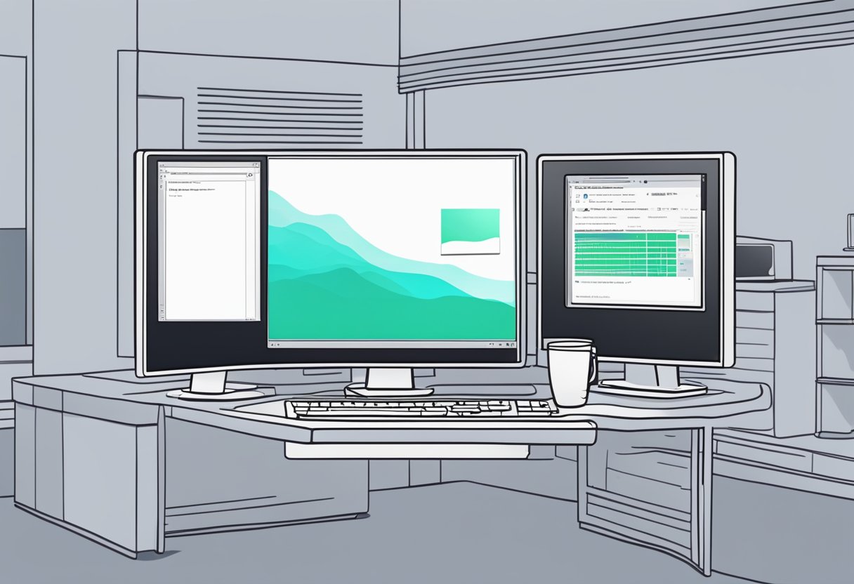 A command prompt window flickers on a Windows 11 desktop, then vanishes abruptly