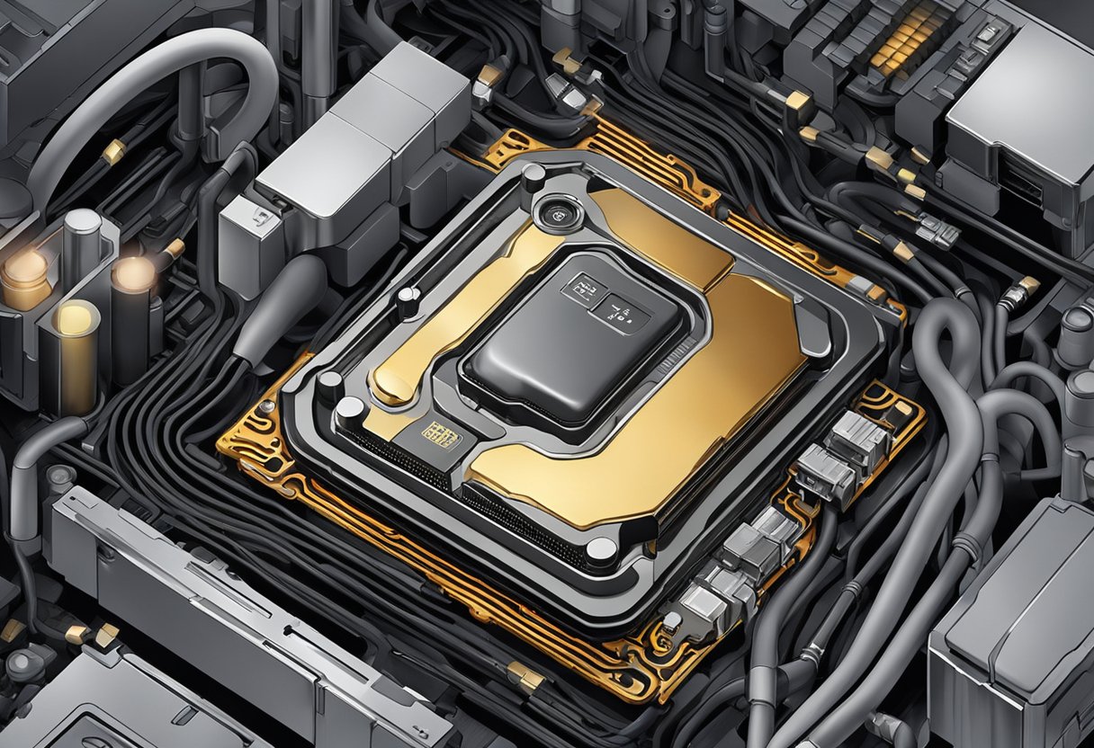 A smoking CPU with a burnt odor, discolored or melted components, and no response when powered on