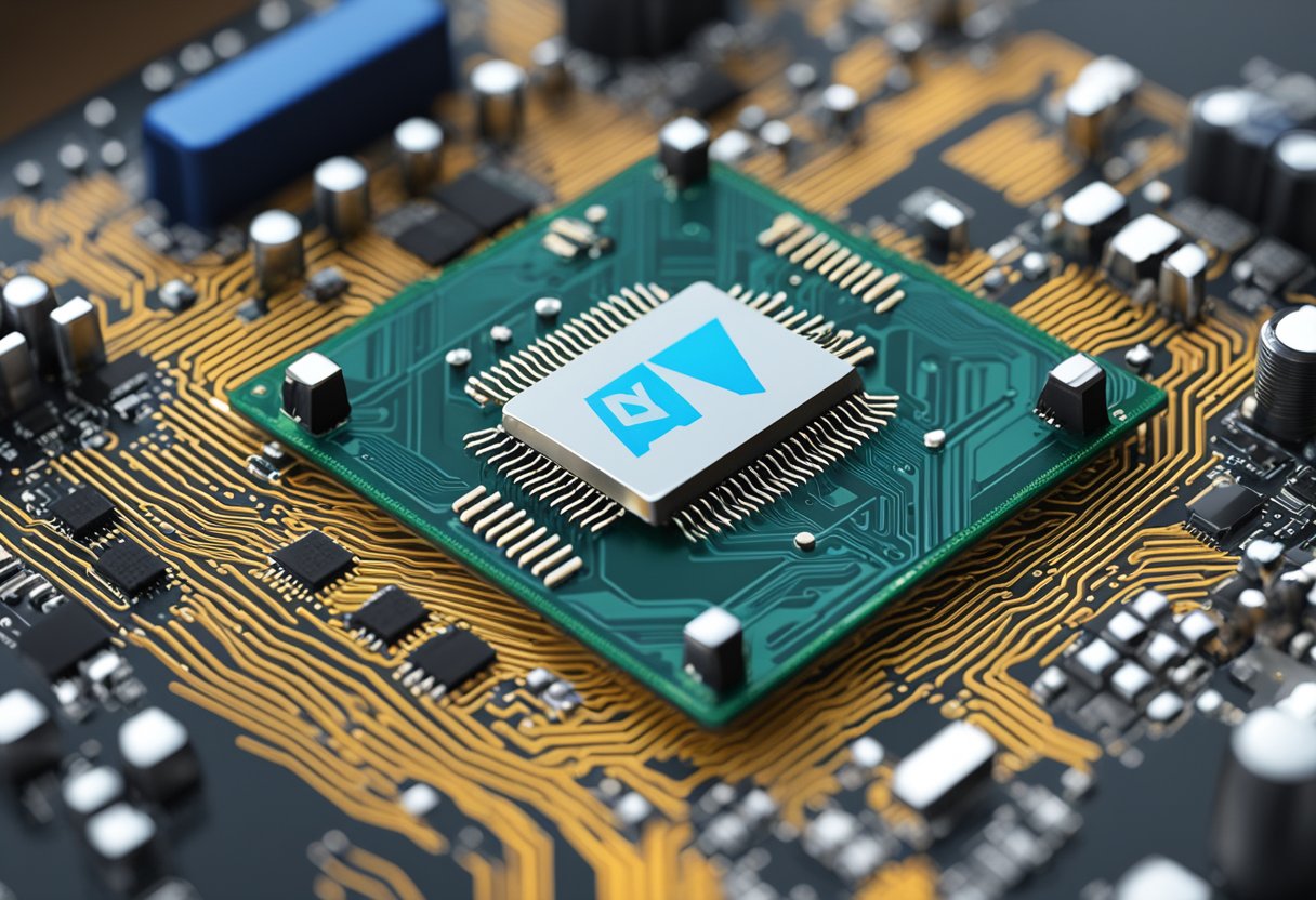 A computer chip with AVX compatibility symbol next to a checklist of CPU models