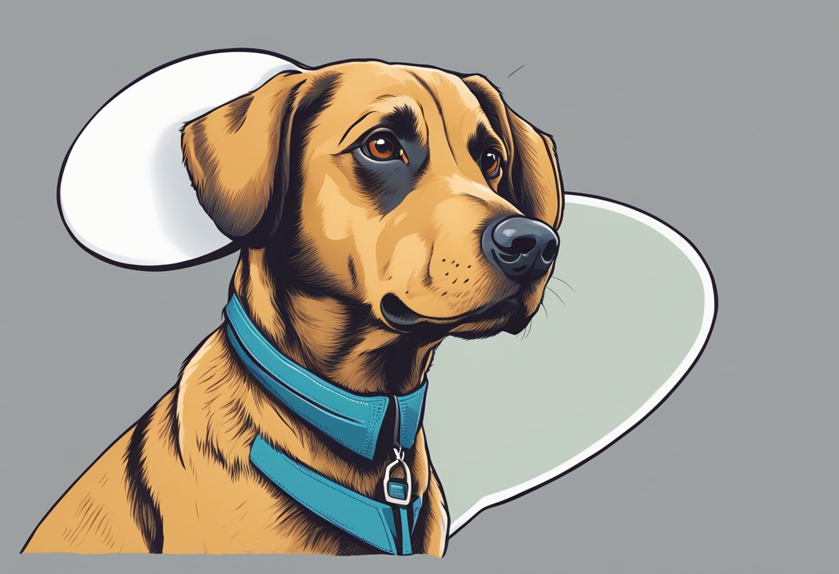 A confused dog tilting its head with a speech bubble saying "What the heckin" above it