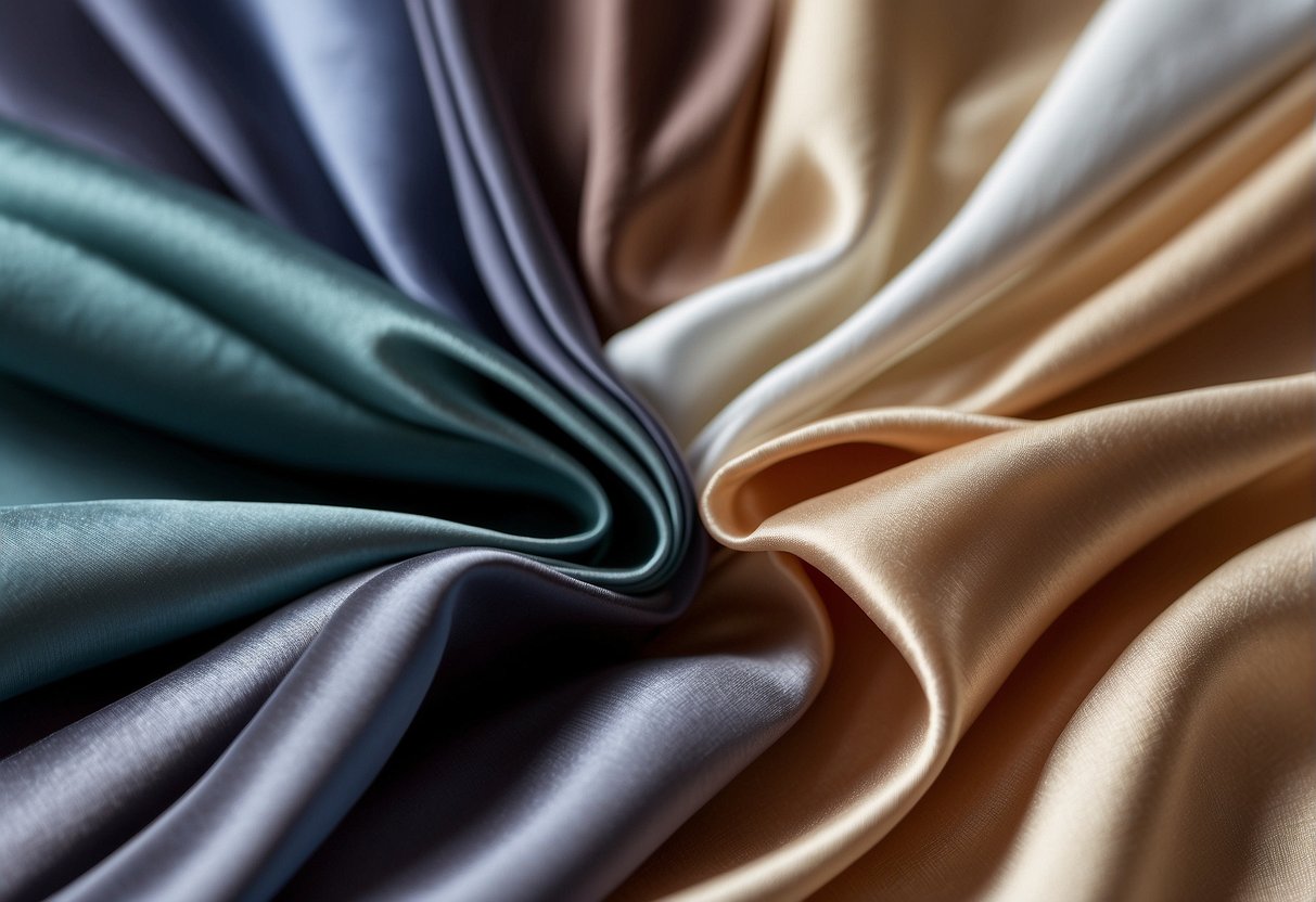 A comparison of tencel and silk fabrics, with a focus on health and skin considerations