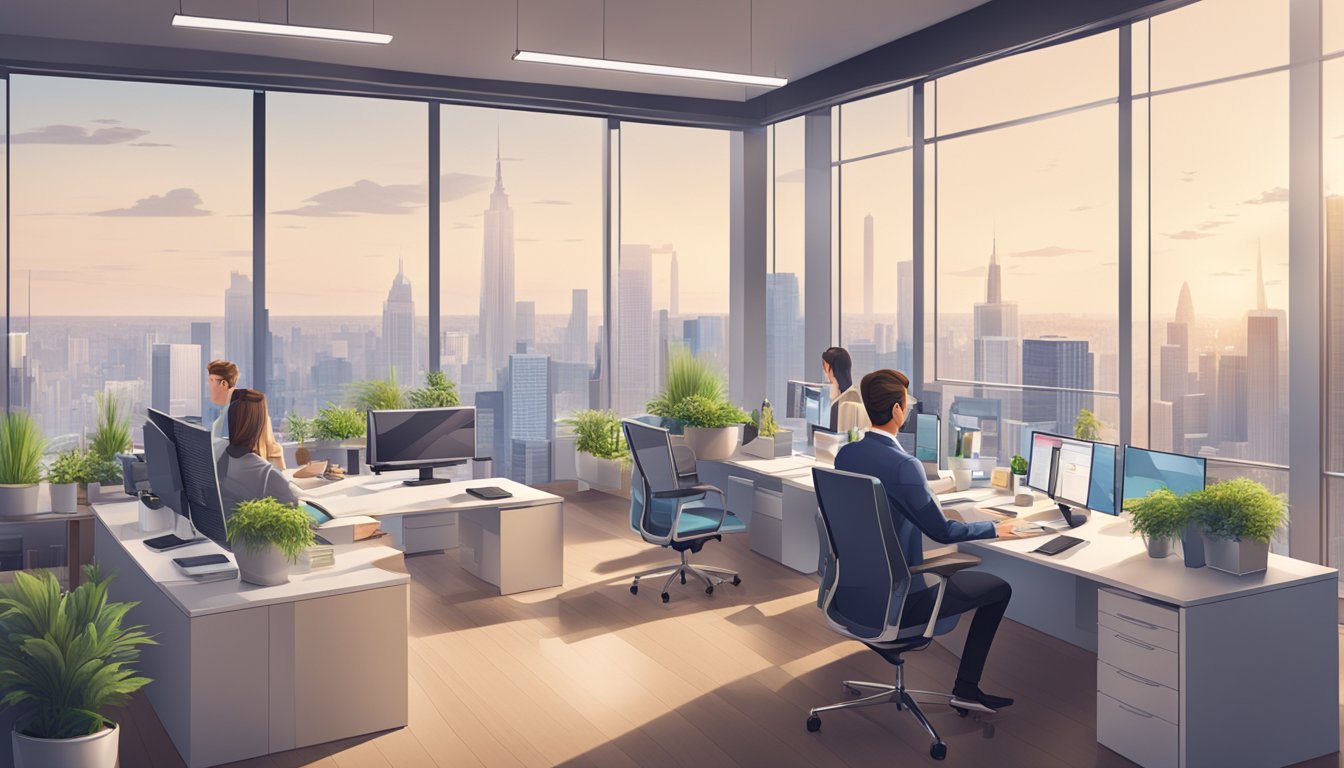 Employees enjoy a modern office with panoramic city views, a comprehensive benefits package, and competitive compensation