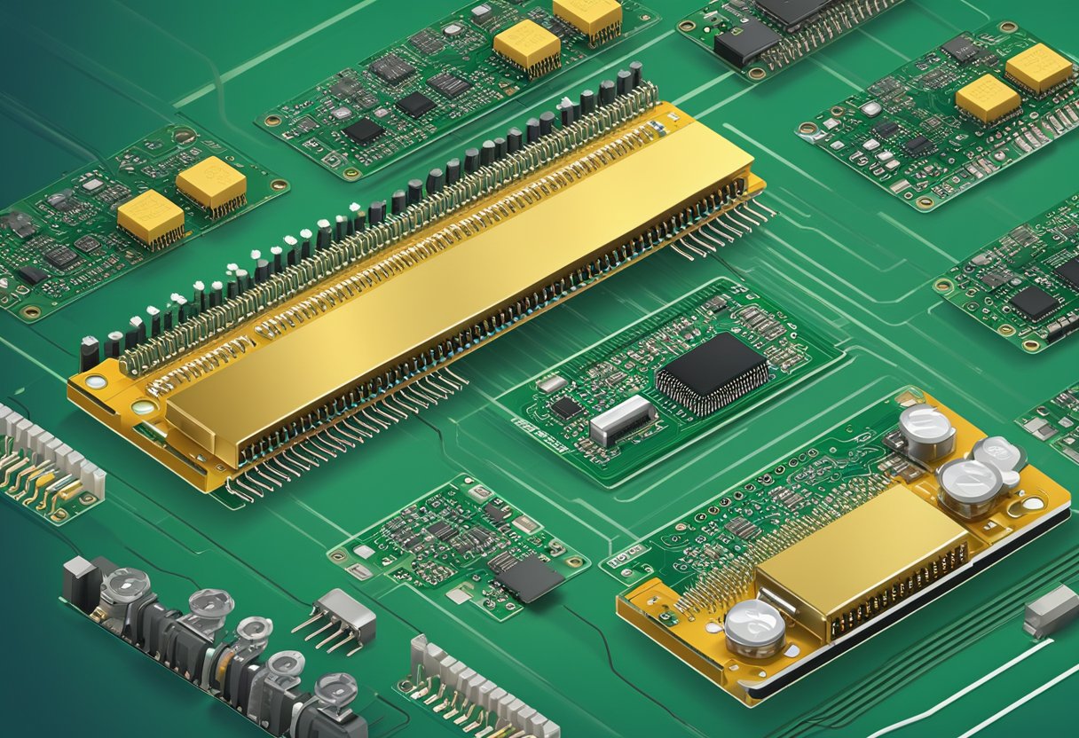 Circuit card assembly connects to PCB with precision soldering