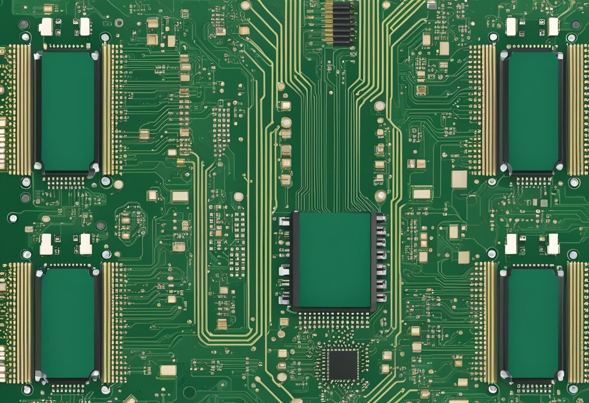 The LG PCB assembly main is a complex network of interconnected electronic components arranged on a large circuit board