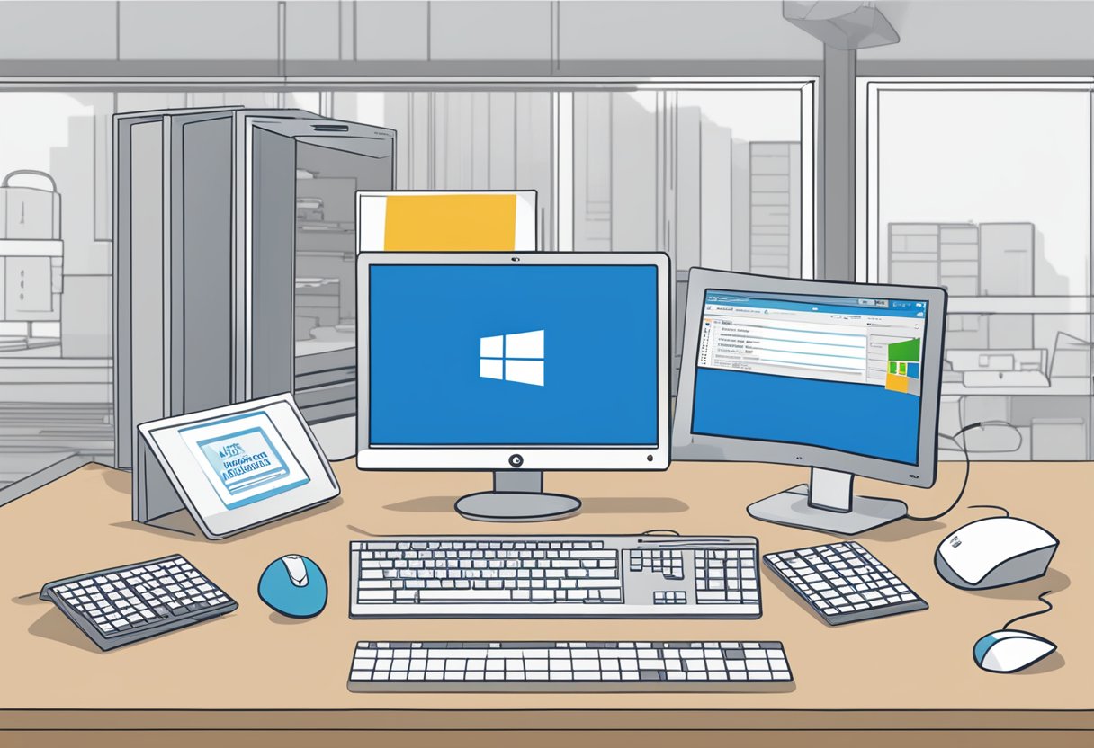 A computer screen displaying the Microsoft Points logo and a message asking if they still work, with a mouse cursor hovering over the options