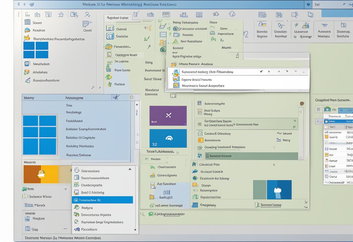 A computer screen displaying the Windows 10 settings menu with the ActiveX option highlighted and enabled