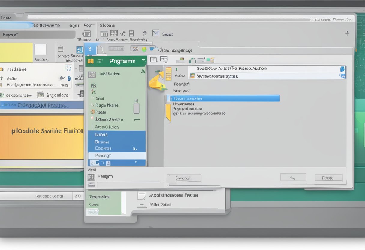A computer screen displaying the Word program with the autosave feature highlighted. A toggle switch with options to enable or disable autosave