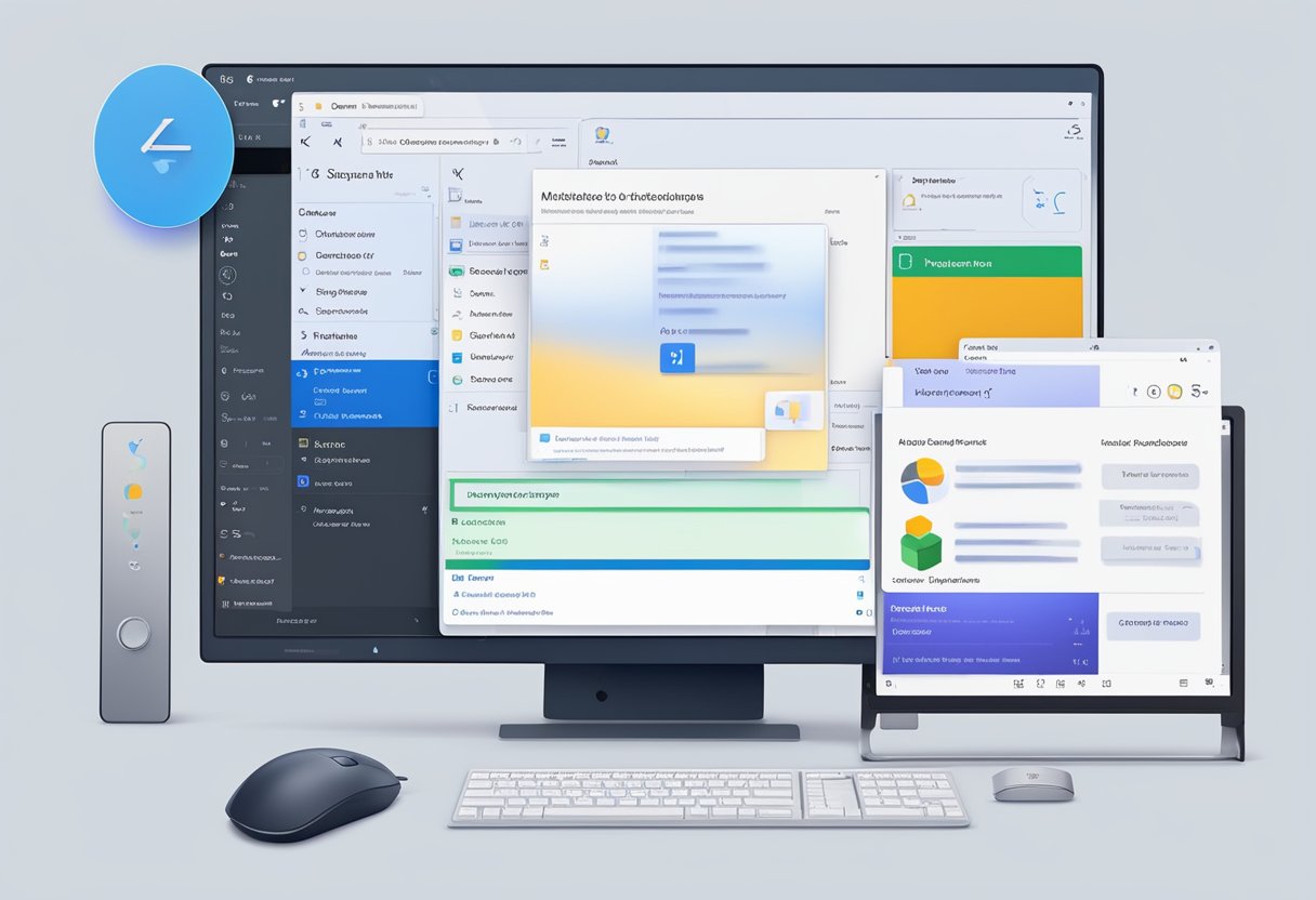 A computer screen displaying the Windows 11 settings menu with the Hibernate option highlighted, and a mouse cursor hovering over the enable/disable button