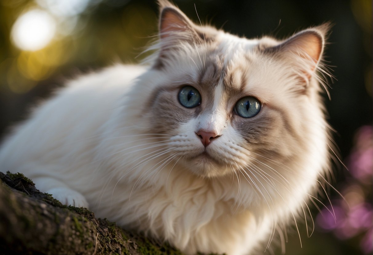 Ragdoll cats originated in California in the 1960s. They were bred from a long-haired, white female cat named Josephine, who had unique traits of going limp when picked up. This trait was then passed down to her offspring,