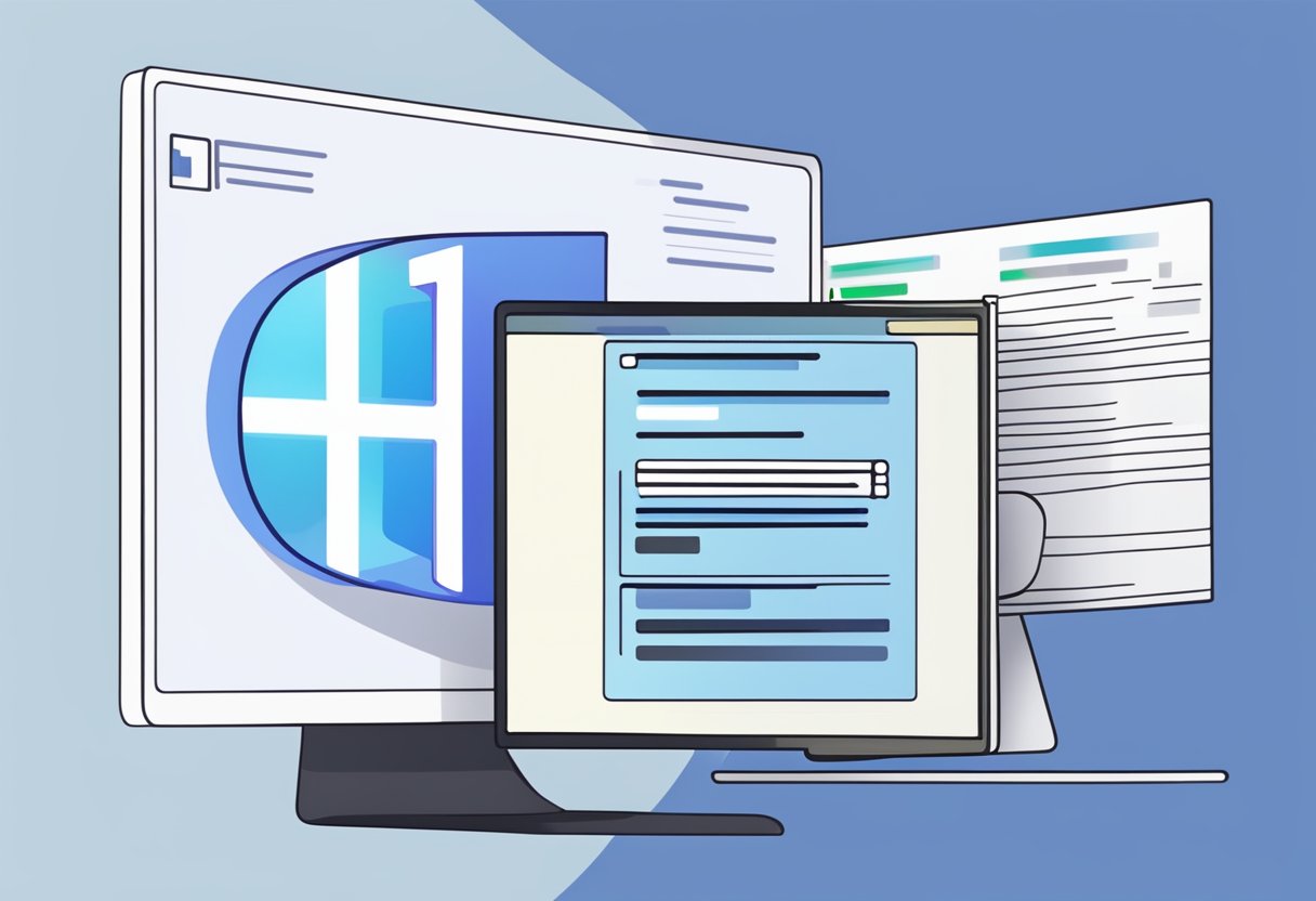 A computer screen displaying a Windows 11/10 error message with a crossed-out file sharing icon, alongside a frustrated expression