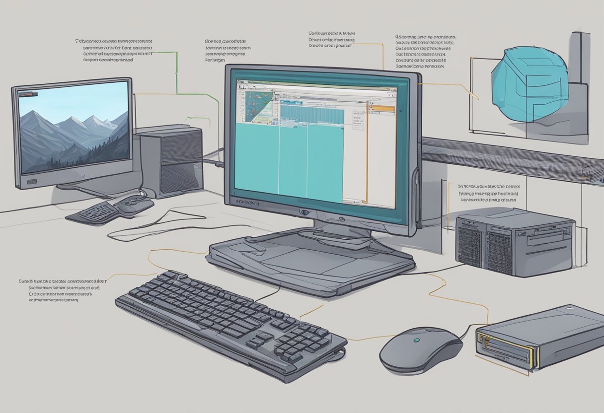 A computer screen displays Back 4 Blood's system requirements. A graph shows stuttering, lag, and fps drop issues being fixed