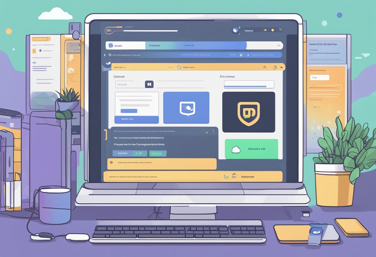 A computer screen displaying a Discord Nitro subscription status with a "fix discord nitro link not working" message