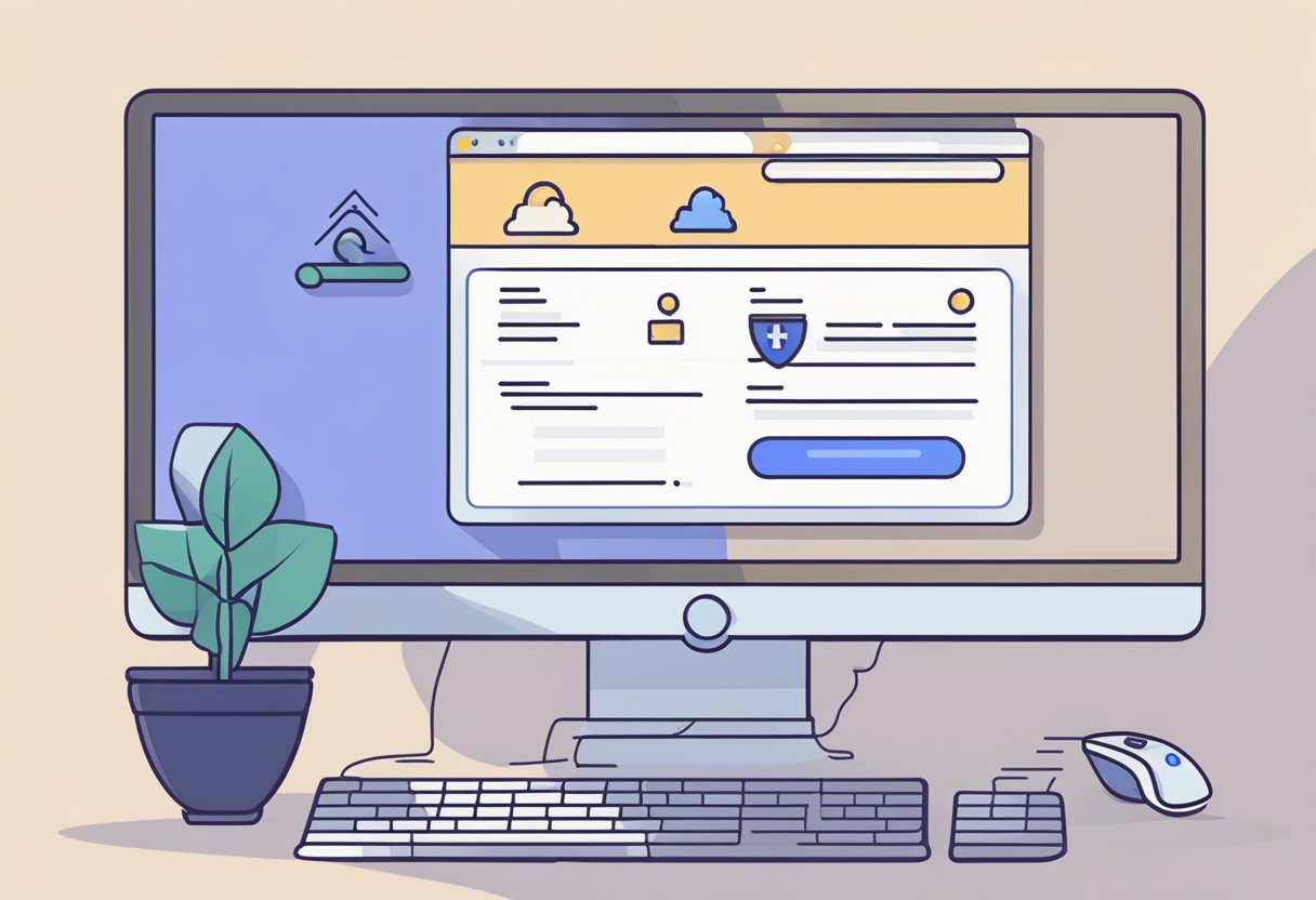 A computer screen with a Discord error message, a VPN icon, and a progress bar indicating troubleshooting steps