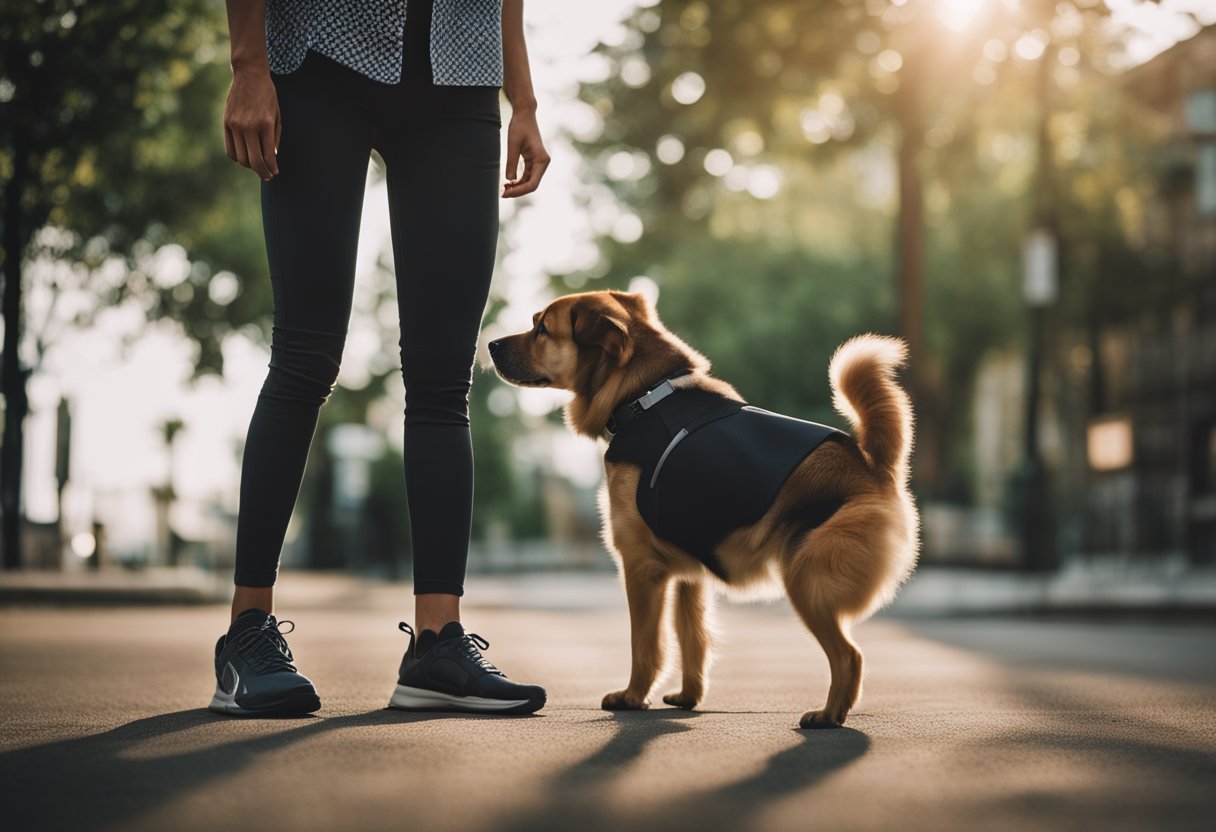 A dog stands over a person, lifting its leg to pee on them