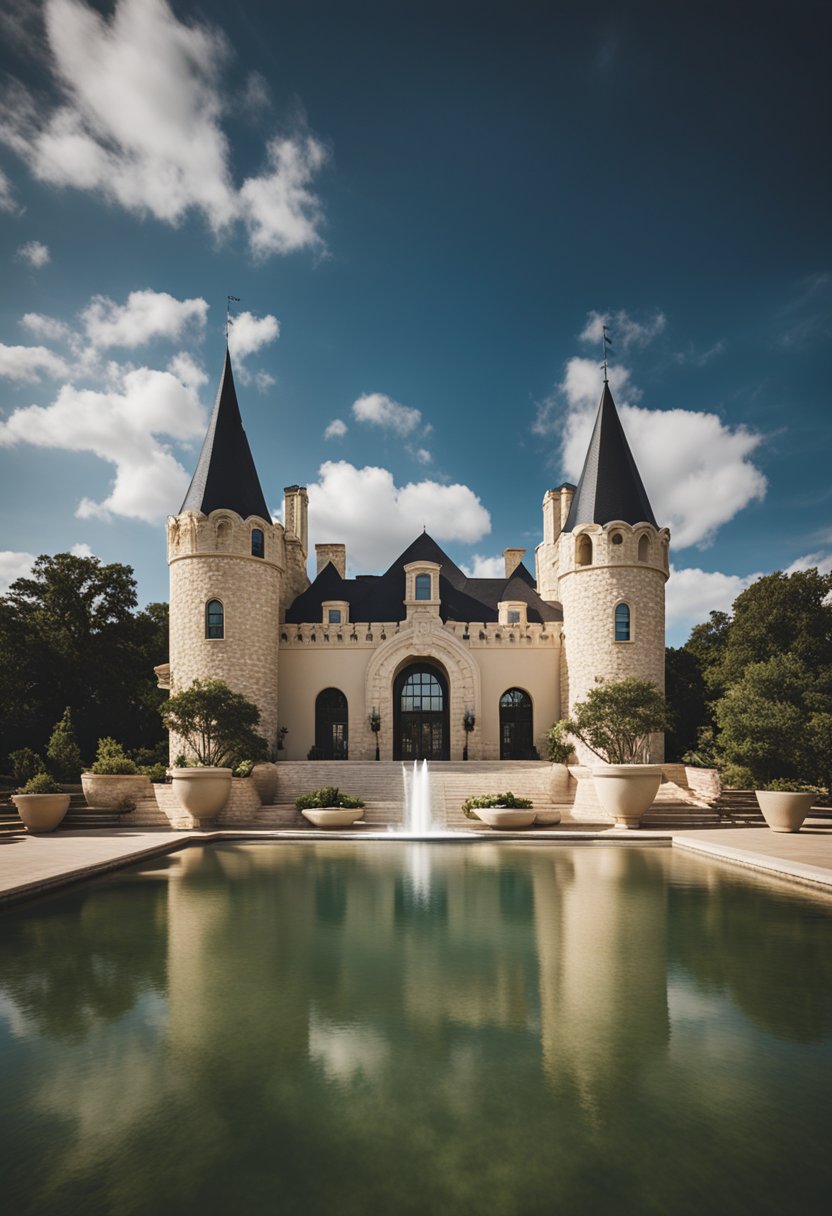 The grand Castle Heights Bijoux Event Center stands tall among the top 10 best wedding venues in Waco, with its elegant architecture and beautiful surroundings