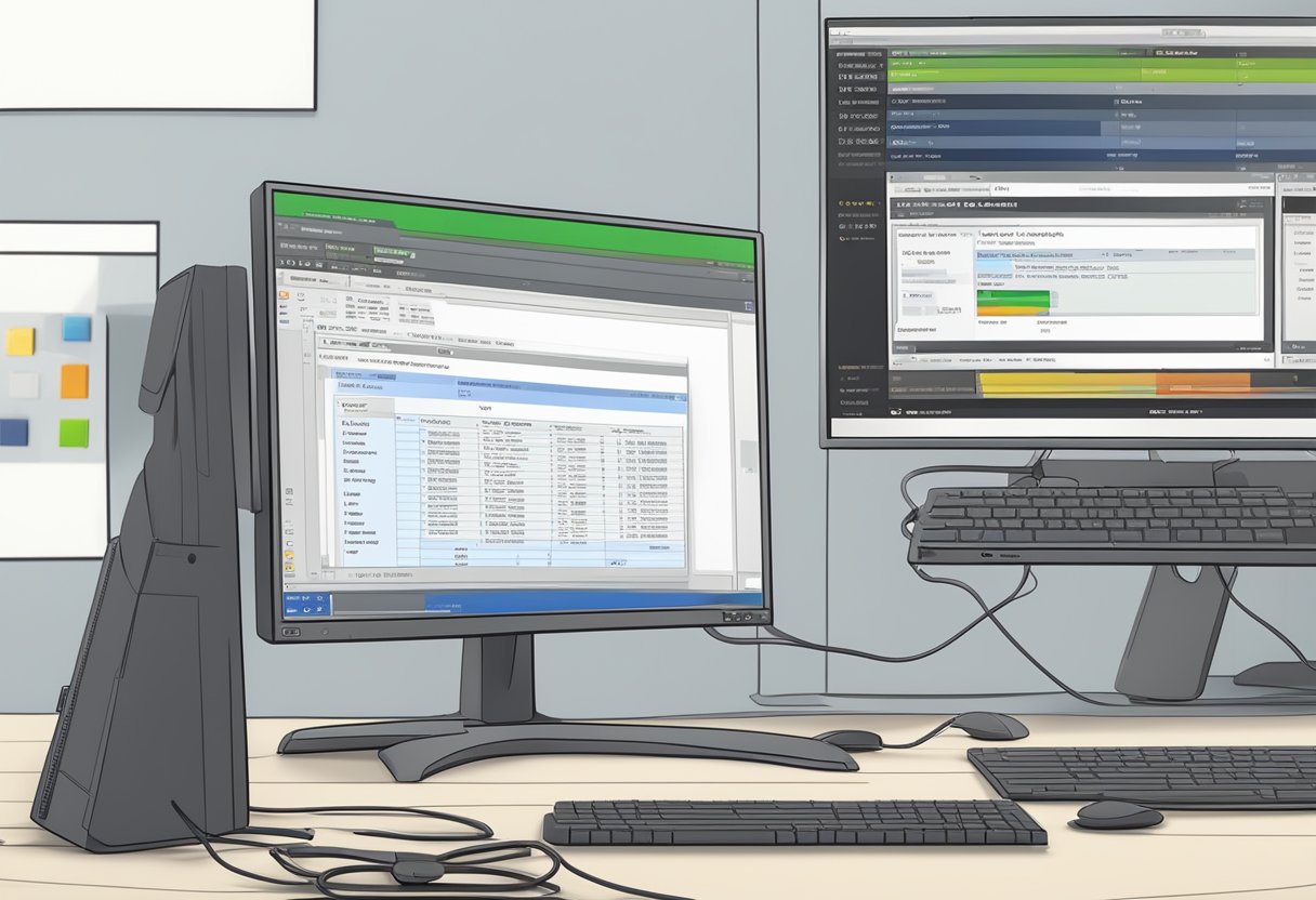 A computer monitor displaying GPU BIOS version information with a cursor hovering over the "Find GPU BIOS version" option