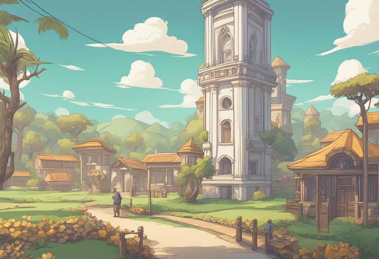 The game menu displays "Settings" and "Graphics". A cursor hovers over "Graphics" and clicks "Fullscreen Mode" to activate