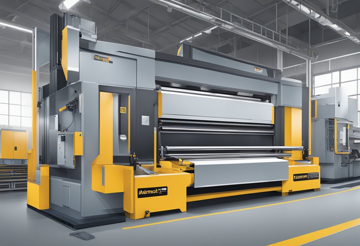 Machines cut, shape, and bond aluminum sheets into composite panels