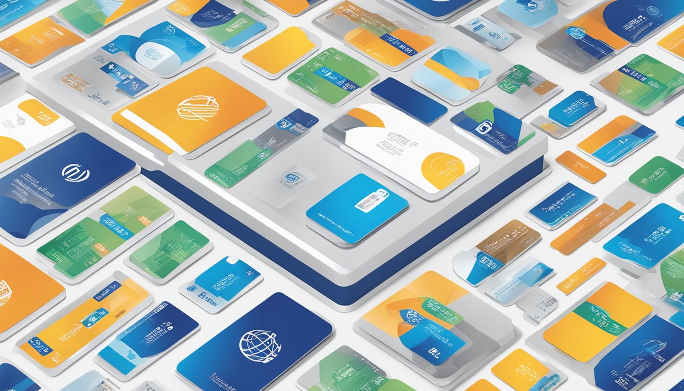The Citi Clear Card stands out with its sleek design, featuring a transparent card with a bold, modern font. The card is surrounded by symbols representing its benefits, such as travel, dining, and shopping
