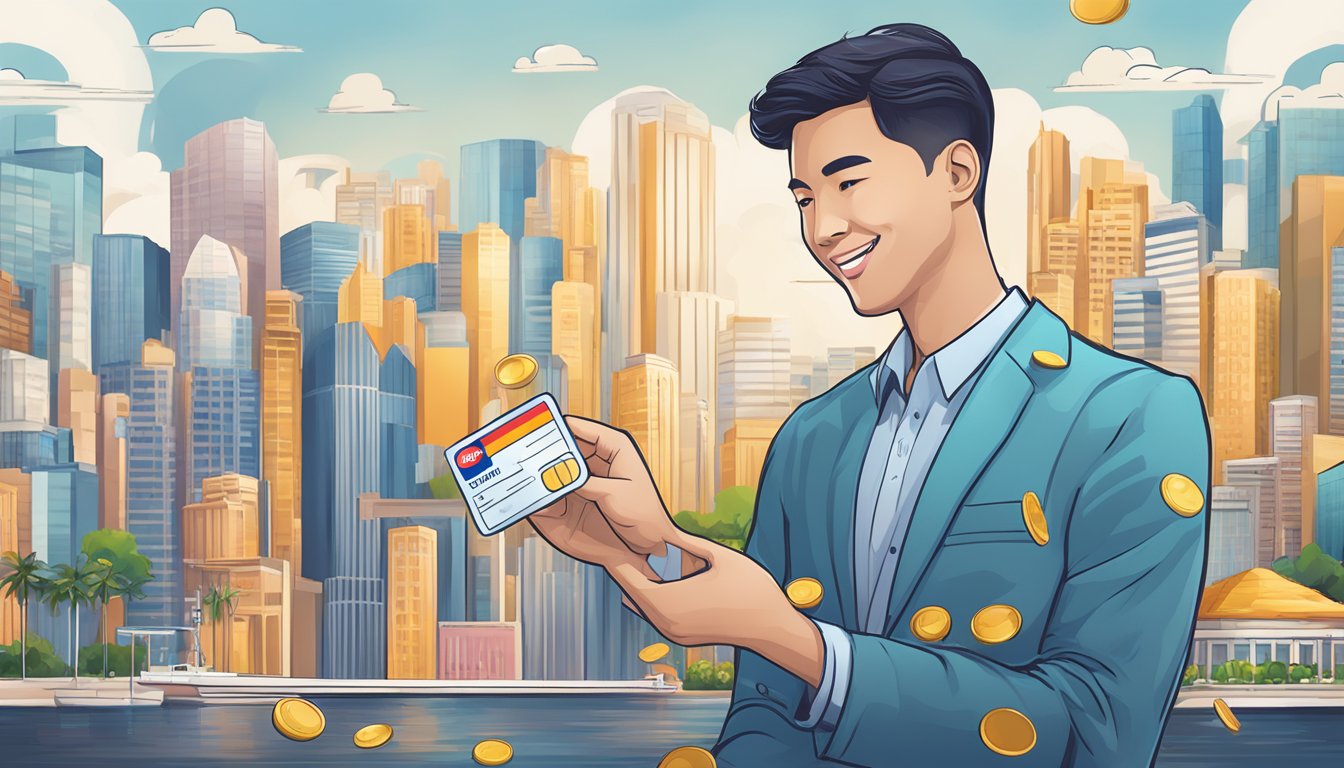 A Citi Mastercard debit card surrounded by exclusive benefits and offers in Singapore