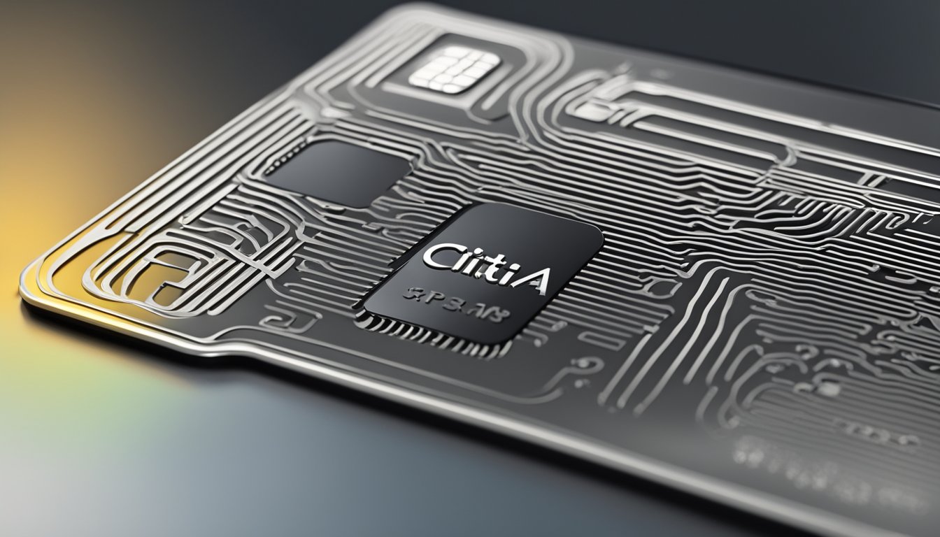 A sleek metal credit card from Citi stands out among other cards, showcasing its unique design and premium quality