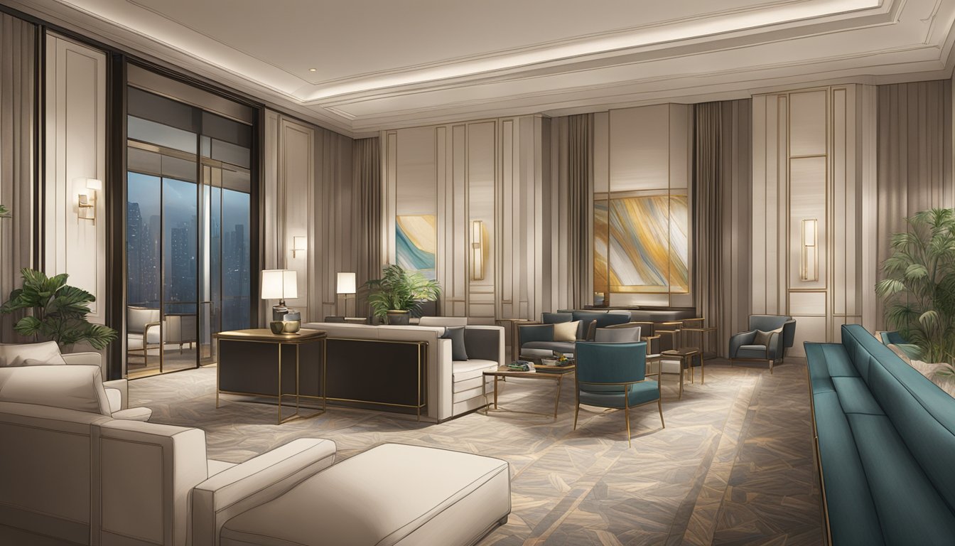 A luxurious hotel in Singapore is being booked through Citi Prestige concierge, with additional perks being leveraged