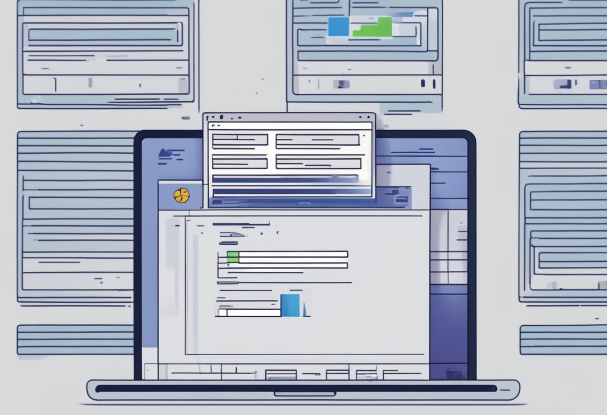 A computer screen displaying error code 0x80070490 on a Windows 11 operating system. An alert symbol and a message indicating the need to fix the error