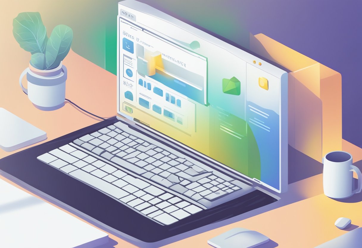 A computer screen displays a "network unreachable" error message on the Steam platform. A person's hand reaches for the mouse to troubleshoot the issue