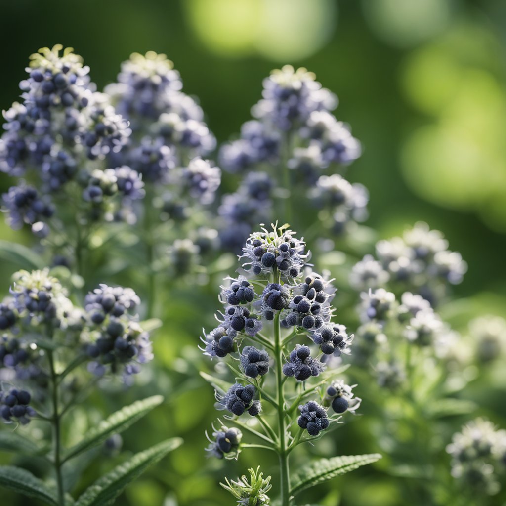 Black cohosh compounds bind to receptors, blocking pain signals. Mechanisms promote tissue repair and reduce inflammation. Cells regenerate and heal