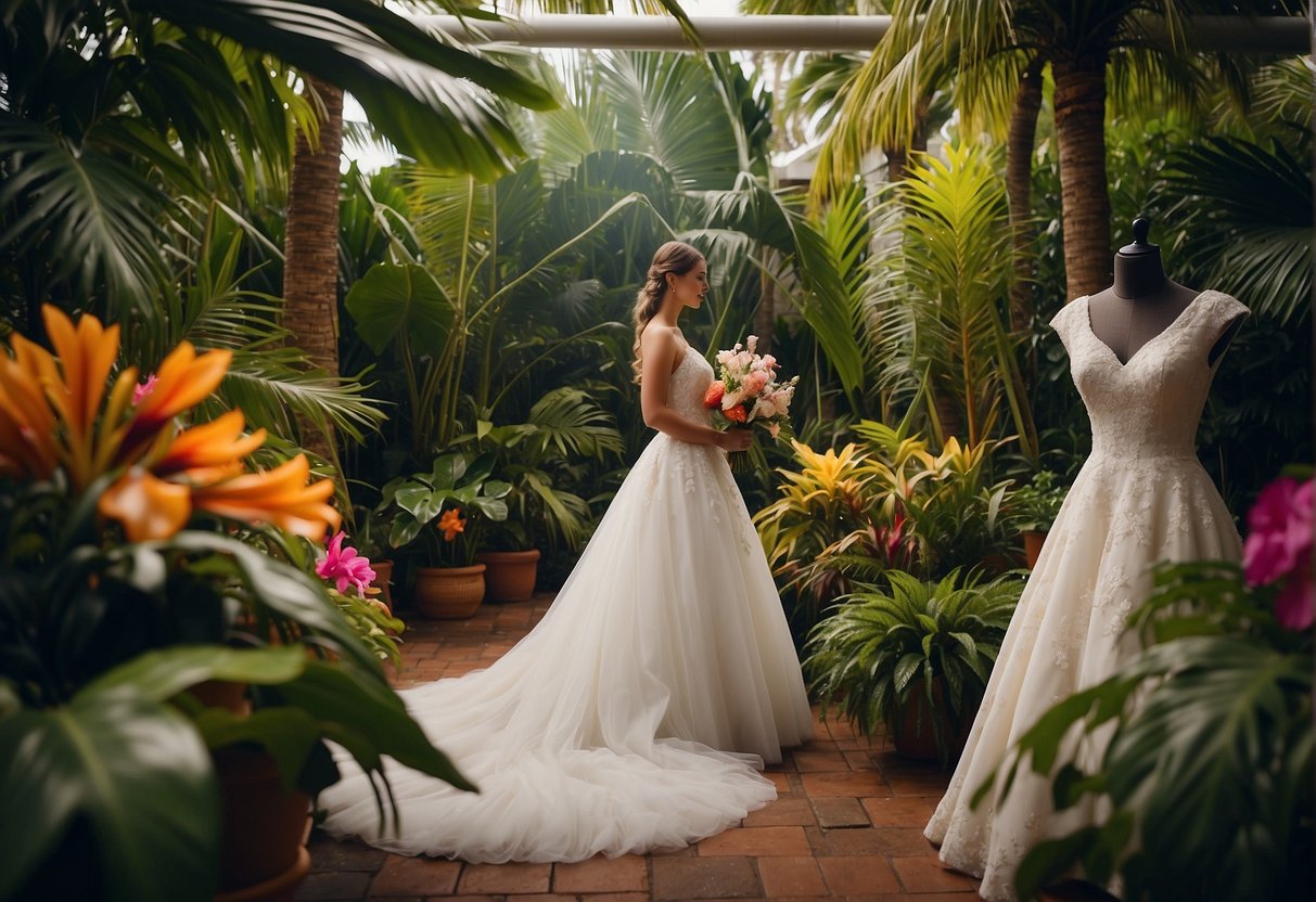 Hawaiian Holoku Wedding Dress