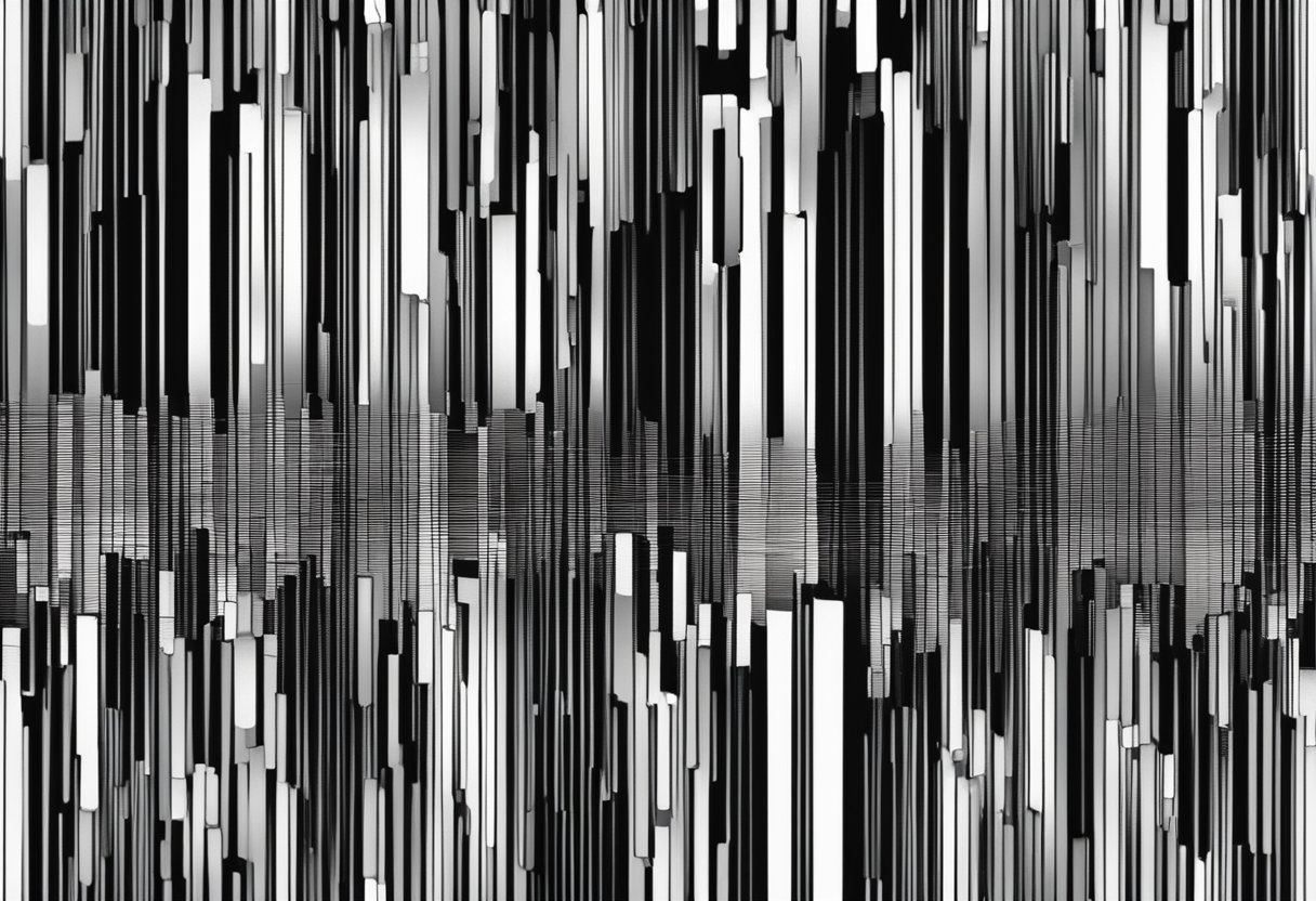 A computer monitor flickers and goes black momentarily