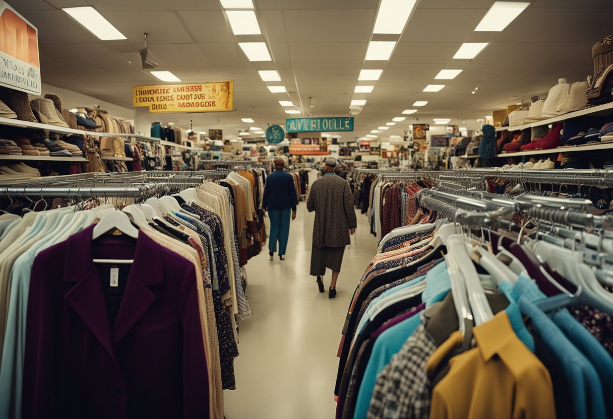 A colorful array of vintage clothing, furniture, and accessories fill the crowded aisles of the best thrift stores in San Diego. Shoppers eagerly sift through racks and shelves, searching for unique treasures among the eclectic mix of secondhand goods