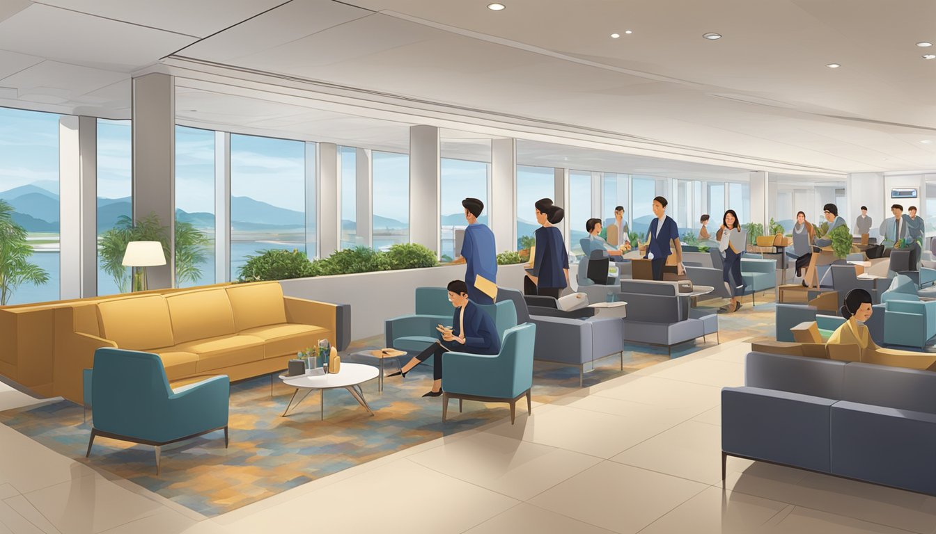 Passengers using Citibank PremierMiles card and Priority Pass at Singapore airport lounges