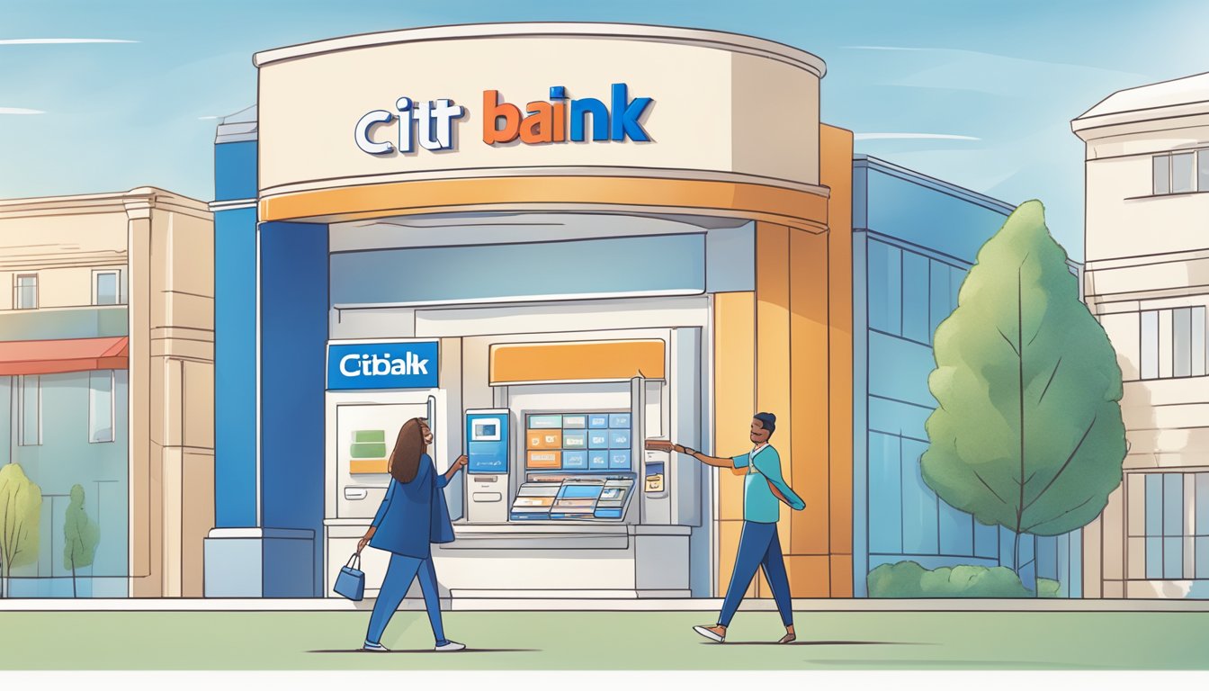 A person happily using Citibank Ready Credit to make easy and flexible payments for their purchases