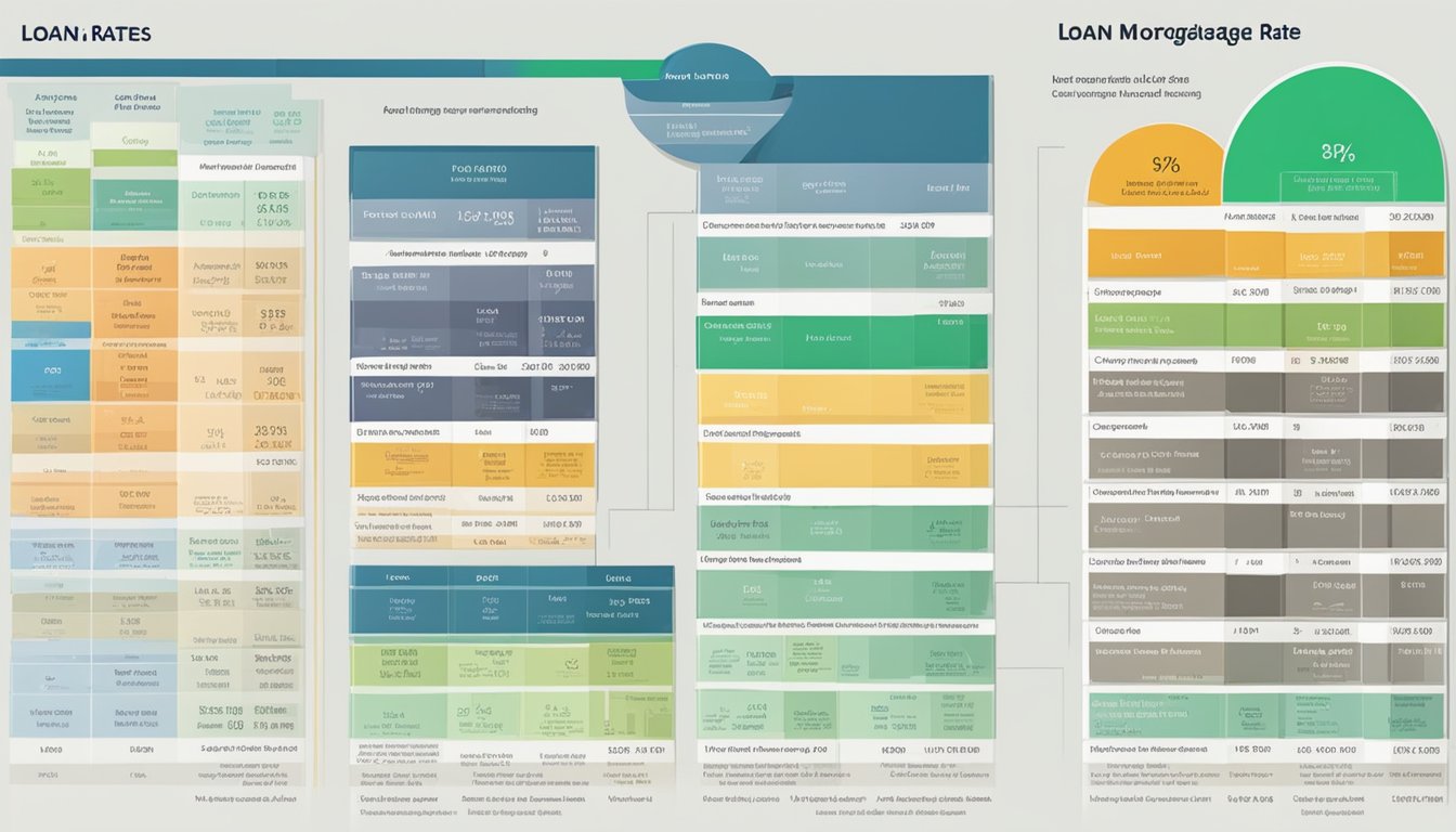 A chart showing various loan features and their impact on mortgage rates in Singapore