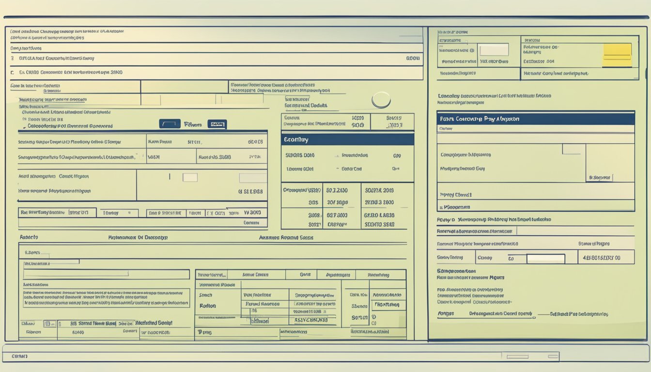 A computer displaying a payslip with required legal information for Singapore